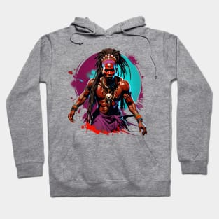 proud african warrior Hoodie